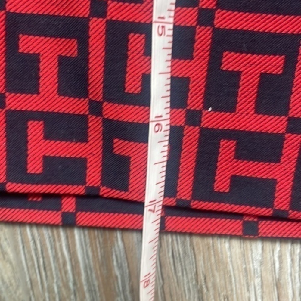 Tommy Hilfiger skirt size 4 navy and red - Picture 5 of 9